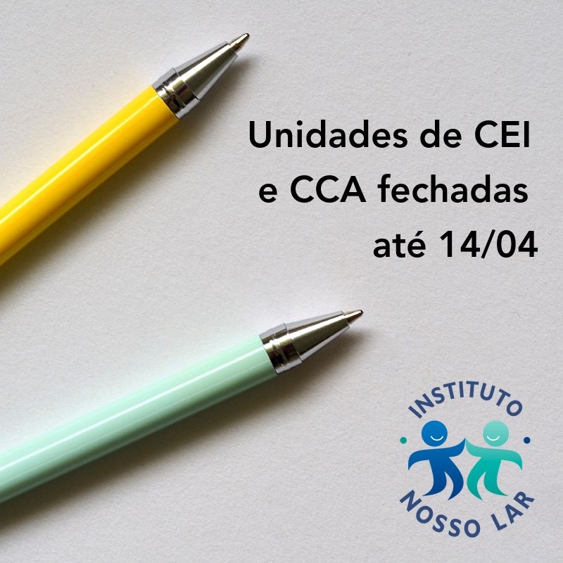 Unidades fechadas até 14/04