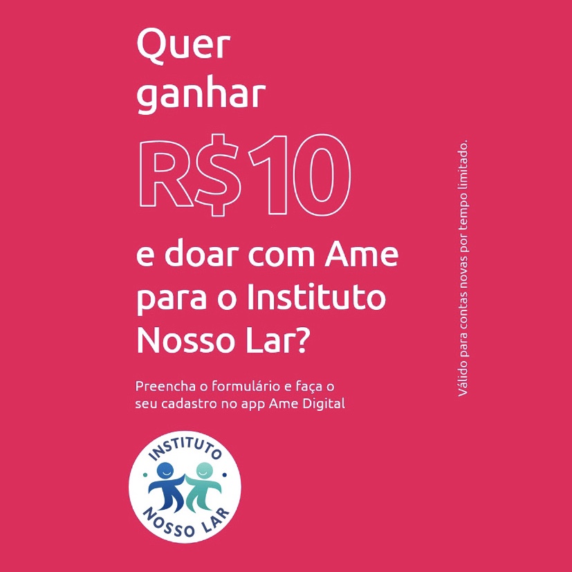 Quer ganhar R$ 10 para doar?