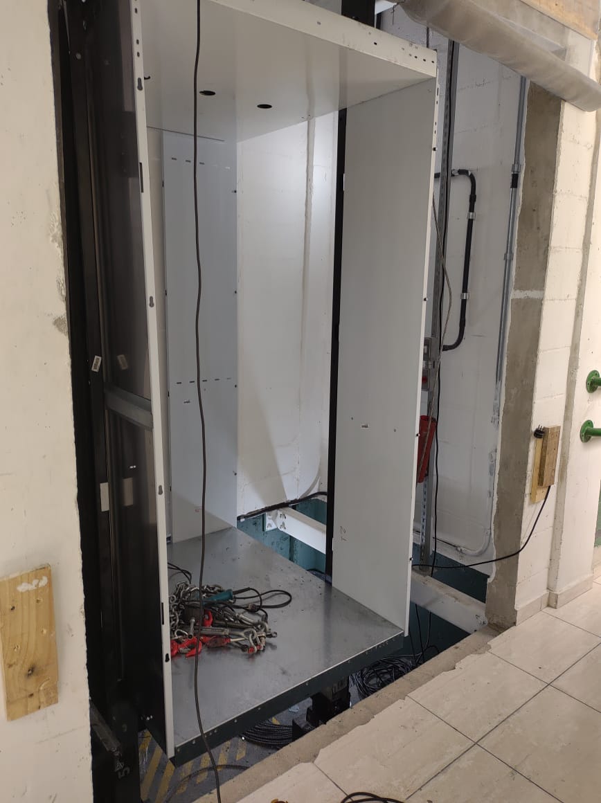 Conclusão do novo elevador